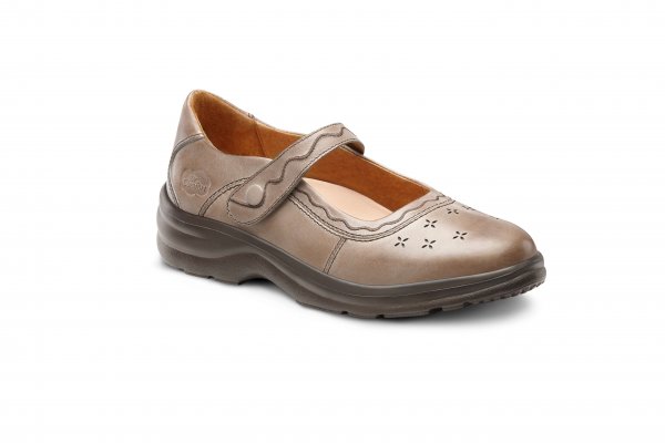 Sunshine LtBrown orthotic shoes